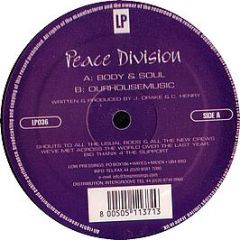 Peace Division - Body And Soul - Low Pressings