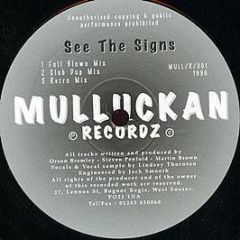 Transparent Sound - See The Signs - Mulluckan Records