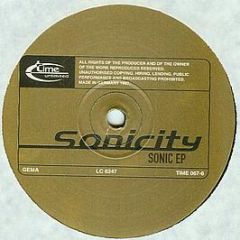 Sonicity - Sonic EP - Time Unlimited