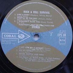 Various Artists - Rock & Roll Survival - Coral