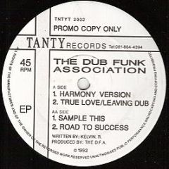 The Dub Funk Association - EP - Tanty Records