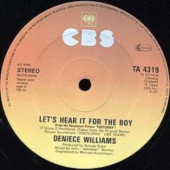 Deniece Williams - Let's Hear It For The Boy - CBS