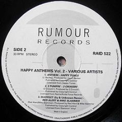 Various Artists - Happy Anthems Vol. 2 - The Heart Of Hardcore Raving - Rumour Records