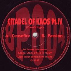 Citadel Of Kaos - Pt.IV - Boombastic Plastic