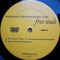Nickodemus & Osiris Featuring Mino Cinelu - Free Souls - Giant Step Records