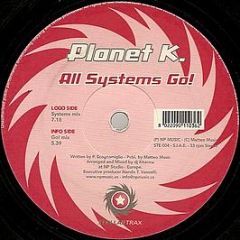 Planet K - All Systems Go! - Stellar Trax