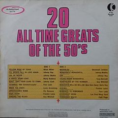 Various Artists - 20 All Time Greats Of The 50's - K-Tel