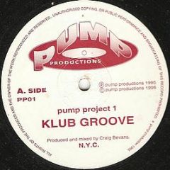Pump Project - I - Klub Groove - Pump Productions