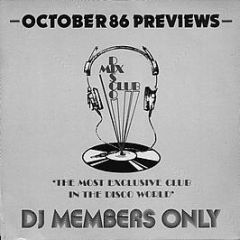 Various Artists - October 86 Previews - DMC