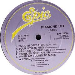 Sade - Diamond Life - Epic