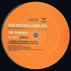 Svenson & Gielen Featuring Jan Johnston - Beachbreeze (Remember The Summer) (The Remixes) - Dance Jive