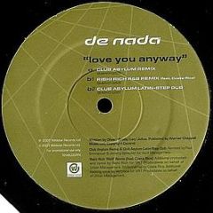 De Nada - Love You Anyway - Wildstar Records