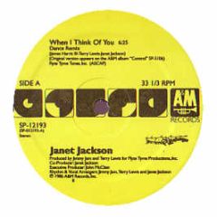 Janet Jackson - When I Think Of You - A&M