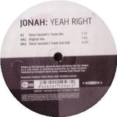 Jonah - Yeah Right (Remixes) - Kickin