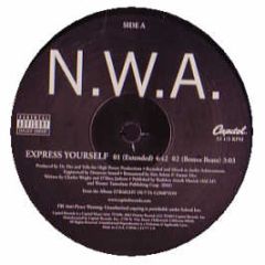 NWA - Express Yourself / Straight Outta Compton - Capitol