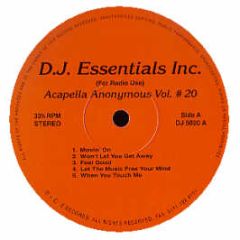 Acappella Anonymous - Volume 20 - DJ Essentials