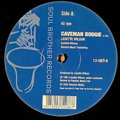 Lesette Wilson - Caveman Boogie / Look Into Tomorrow - Soul Brother Records