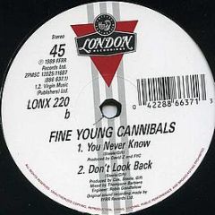 Fine Young Cannibals - Don't Look Back - London Records