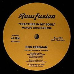 Don Freeman - Fracture In My Soul - Raw Fusion Recordings