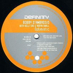 Bobby D'Ambrosio - Optimistic - Definity Records