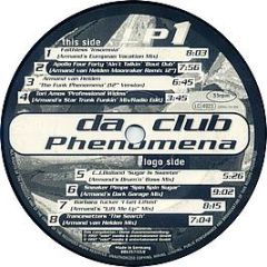 Various Artists - Da Club Phenomena - Remixes By Armand Van Helden - Club Tools