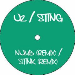 U2 / Sting - Numb (Remix) / Stink (Remix) - White Nud
