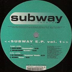 Various Artists - Subway E.P. Vol. 1 - Subway Records