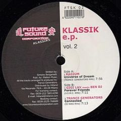 Various Artists - Klassik E.P. Vol. 2 - Future Sound Klassiks