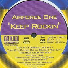 Airforce One - Keep Rockin - Club Traxx! Record