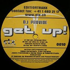 DJ Provide - Get Up! - ETX Editiontraxx