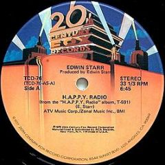 Edwin Starr - H.A.P.P.Y. Radio / My Friend - 20th Century Fox Records