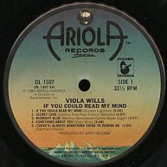 Viola Wills - If You Could Read My Mind - Ariola Records America