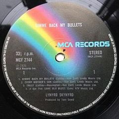 Lynyrd Skynyrd - Gimme Back My Bullets - MCA