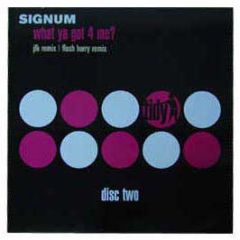 Signum - What Ya Got 4 Me (Remix 2) - Tidy Trax