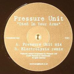Pressure Unit - Died In Your Arms - New Music