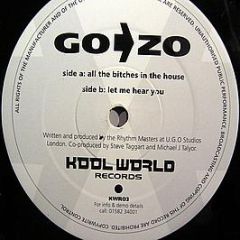 Go > Zo - All The Bitches In The House - Kool World Records