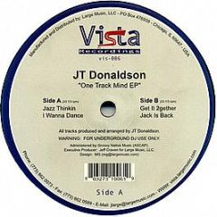 Jt Donaldson - One Track Mind EP - Vista