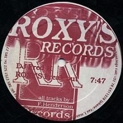 DJ Fred H - ROXY's Freak Out - Roxy's Records