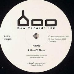 Alenia - One Of Three - Boo Records Inc.