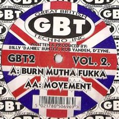 Billy 'Daniel' Bunter, Rob Vanden, D'Zyne - Vol. 2. - Great British Techno Inc (GBT)