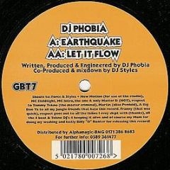 DJ Phobia - Earthquake / Let It Flow - Great British Techno Inc (GBT)