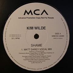 Kim Wilde - Shame - MCA