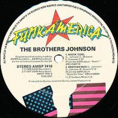The Brothers Johnson - Mista Cool / Brother Man - A&M Records