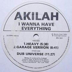 Akilah - I Wanna Have Everything - Mucho Vinyl