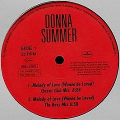 Donna Summer - Melody Of Love (Wanna Be Loved) - Mercury