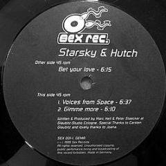 Starsky & Hutch - Bet Your Love - Sex Records