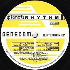Genecom - Quaternary EP - Planet Rhythm Records
