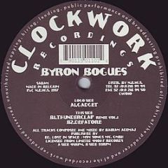 Byron Bogues - Gadget - Clockwork Recordings