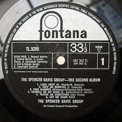 The Spencer Davis Group - The Second Album - Fontana