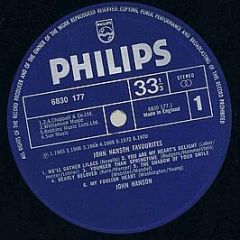 John Hanson - John Hanson Favourites - Philips